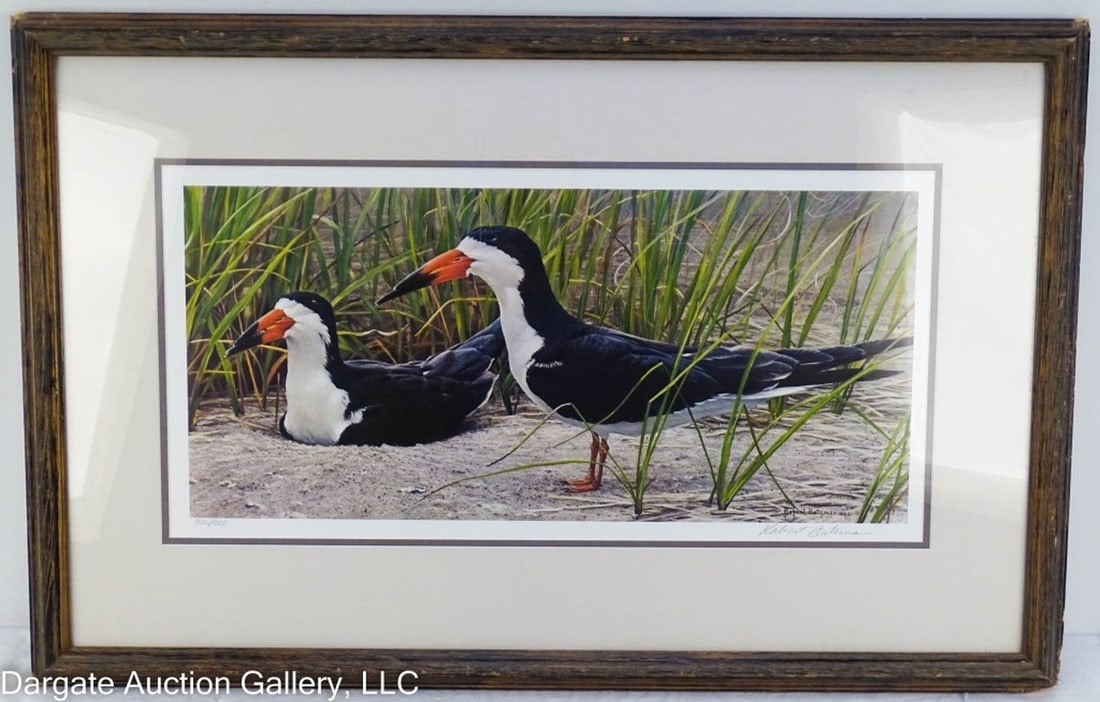 ROBERT BATEMAN (B. 1930) PAIR OF SKIMMERS LE PRINT (1 of 6)