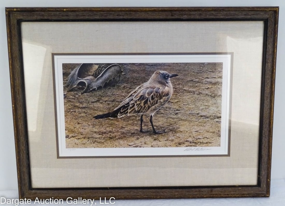 ROBERT BATEMAN LAUGHING GULL AND HORSESHOE CRAB (1 of 5)