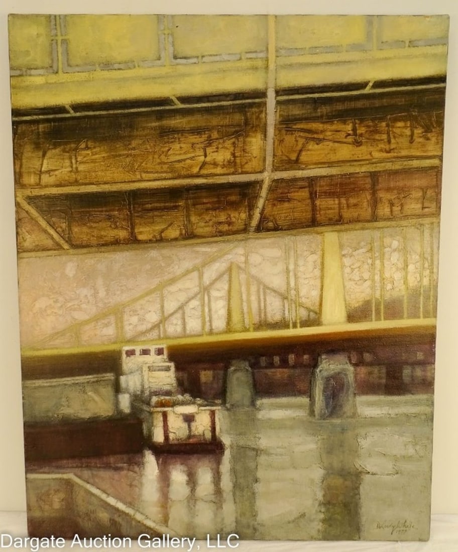 D LEIDY WHITE O/C PITTSBURGH INDUSTRIAL SCENE (1 of 4)