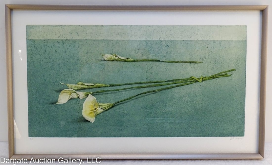 MICHAEL MAZUR CALLA LILIES LITHOGRAPH (1 of 4)
