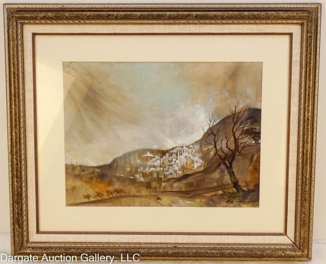 NICK RUGGIERI WATERCOLOR MOUNTAIN LANDSCAPE (1 of 4)