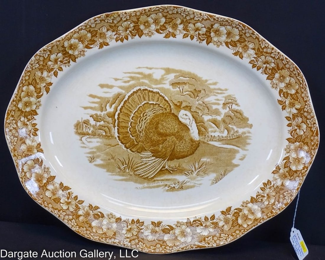 WEDGWOOD COUNTRYSIDE TURKEY PLATTER TRANSFERWARE (1 of 5)