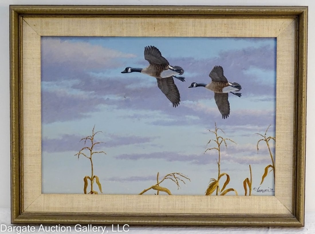 GREG CARSON (b. 1976) ORIGINAL OIL CANADIAN GEESE (1 of 4)