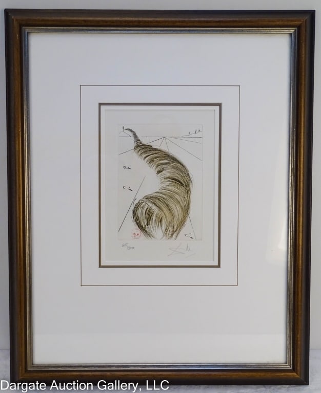 SALVADOR DALI “TIMON OF ATHENS” DRY POINT ETCHING (1 of 4)