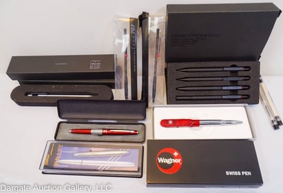 ASSORTED BALLPOINT PENS AND MECHANICAL PENCILS