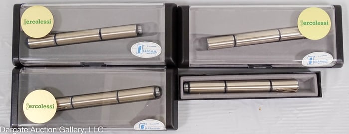 4 ERCOLESSI DUAL FOUNTAIN AND BALLPOINT PEN
