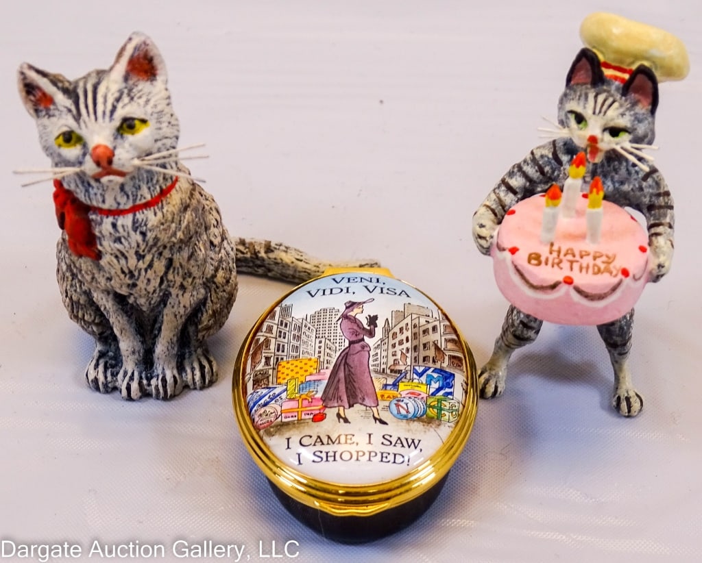3 SCULLY & SCULLY MINIATURE BRONZES & ENAMEL GIFTS (1 of 4)