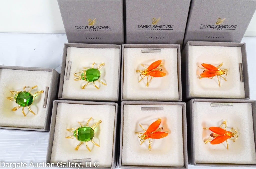 7 DANIEL SWAROVSKI CRYSTAL PARADISE BROOCHES (1 of 3)