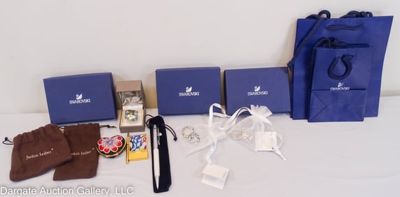 6pc JUDITH LEIBER AND SWAROVSKI LOT