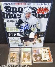 4pc PITTSBURGH PENGUINS SIDNY CROSBY MEMORABILIA