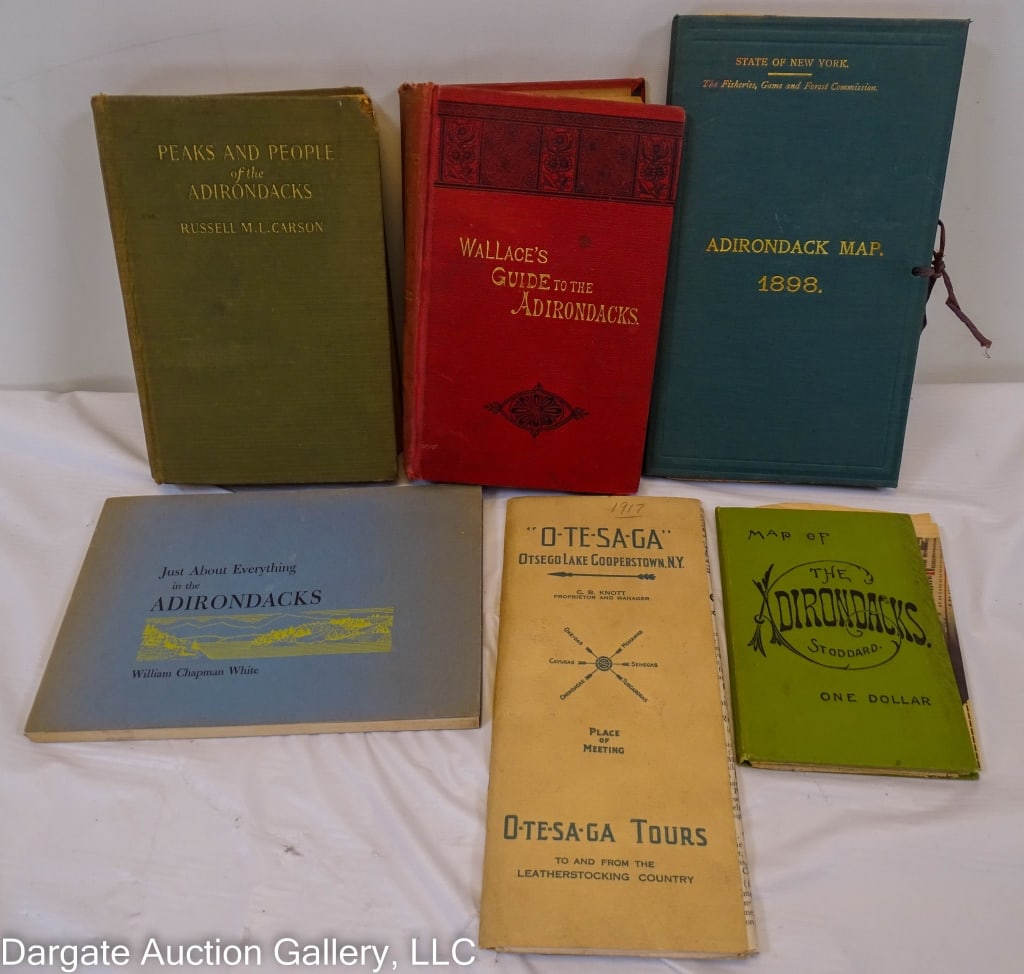 6 EARLY ADIRONDACK BOOKS AND MAPS (1 of 11)