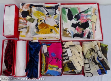 9 SAKS FIFTH AVE GIFT BOXES SCARVES AND GLOVES