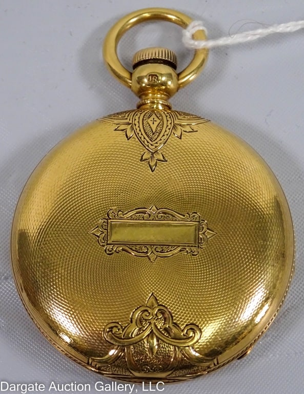 18k WALTHAM PS BARTLETT 13J HUNTER POCKET WATCH (1 of 6)