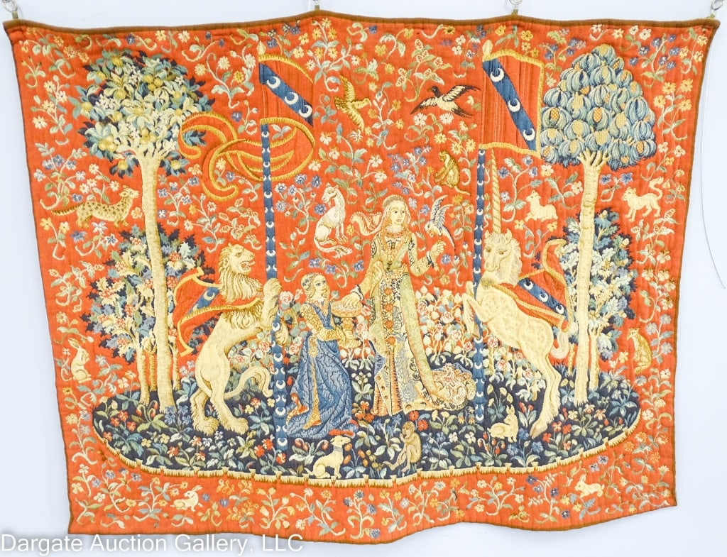 WILLIAM MORRIS THE LADY AND THE UNICORN TAPESTRY (1 of 3)