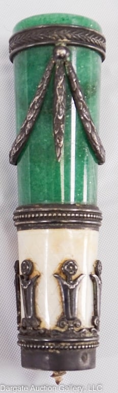 GEORG ADAM SCHEID ENAMEL CANE HANDLE (1 of 7)