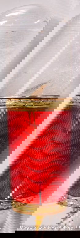 GOLD MOUNTED ENAMEL CANE HANDLE (1 of 5)