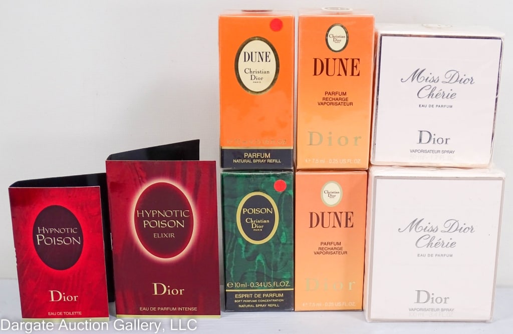 8pc CHRISTIAN DIOR ASSORTED PARFUMS NIB (1 of 4)