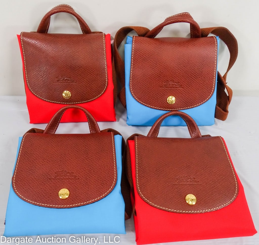 4 LONGCHAMP LE PLIAGE ORIGINAL NYLON & LEATHER BAC (1 of 5)