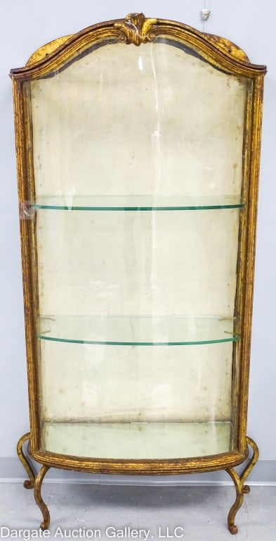 CAST IRON FRENCH VITRINE CABINET (1 of 6)
