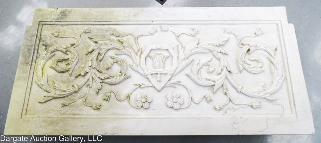 MARBLE ARCHITECTURAL FRIEZ (1 of 3)