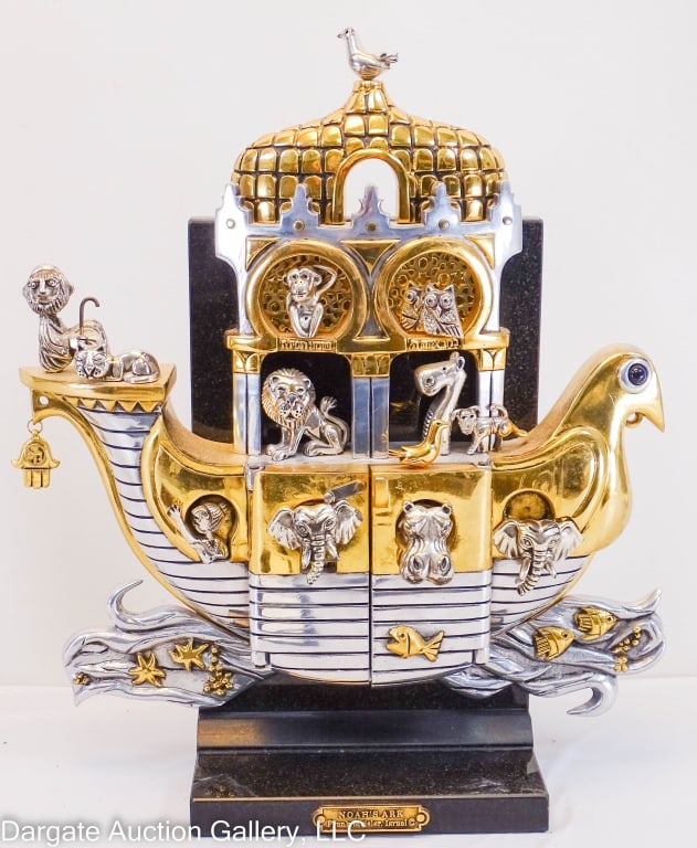 FRANK MEISLER NOAHS ARK AND WAVES SCULPTURE (1 of 5)