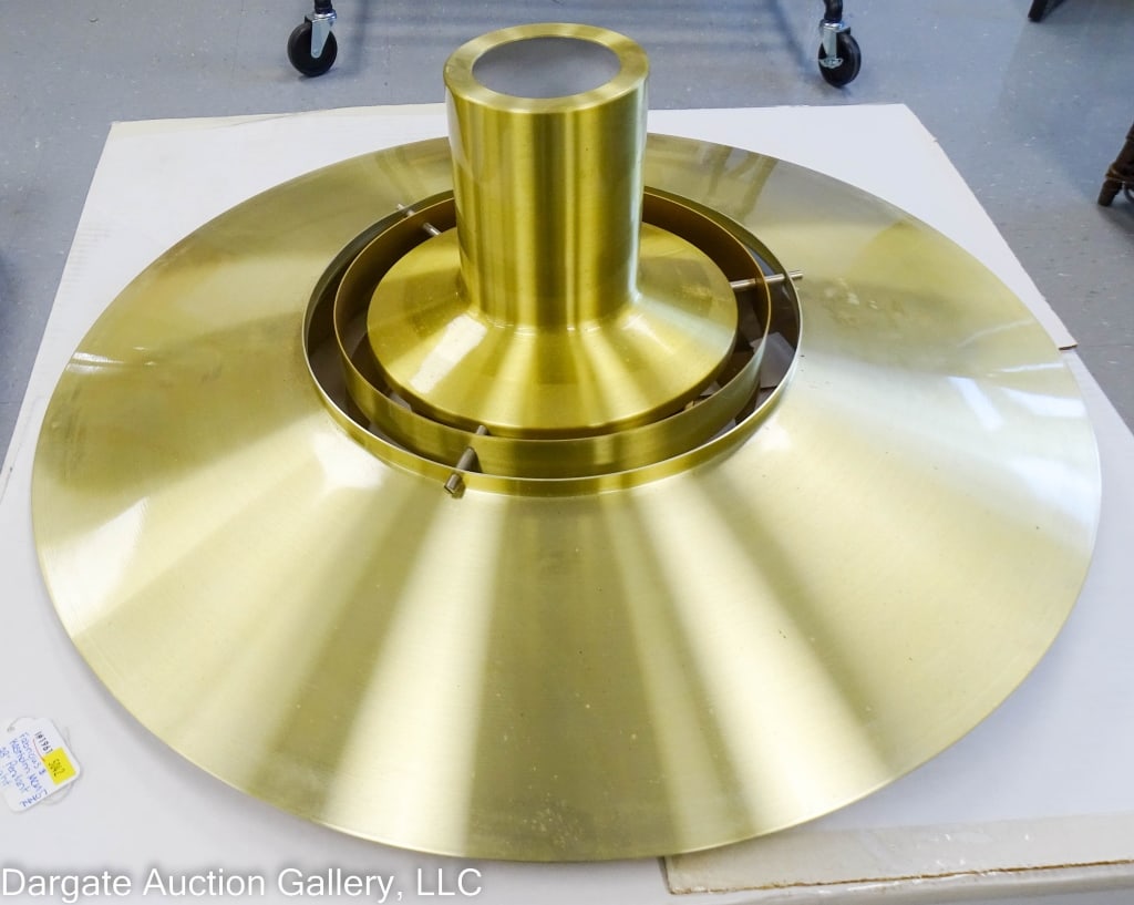 FABRICIUS & KASTHOLM 28" PENDANT LIGHT SATIN BRASS (1 of 3)