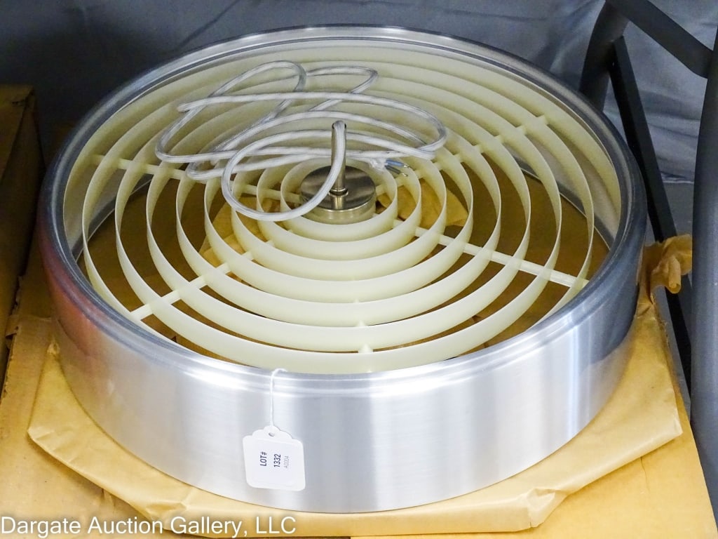 SVEN MIDDELBOE CYLINDRICAL PENDANT LIGHT ALUMINUM (1 of 3)