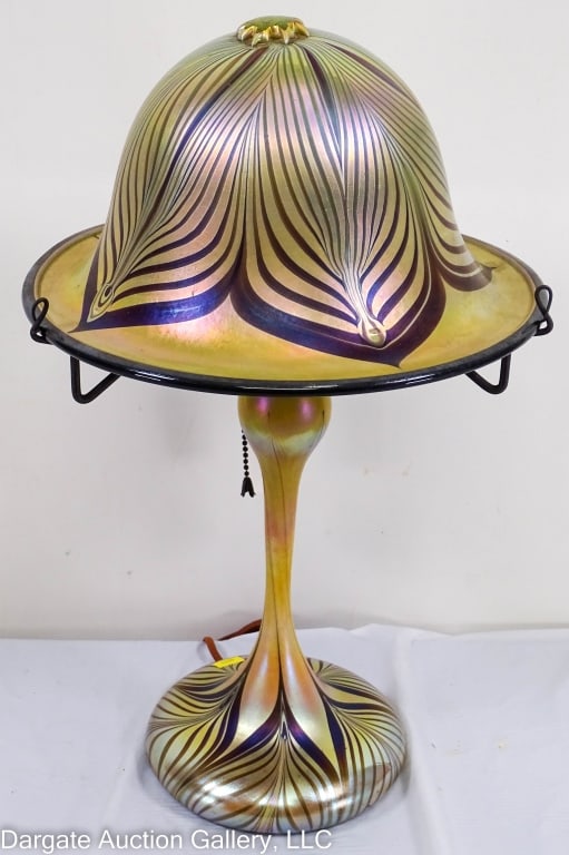 PHOENIX STUDIOS ART GLASS LAMP (1 of 7)