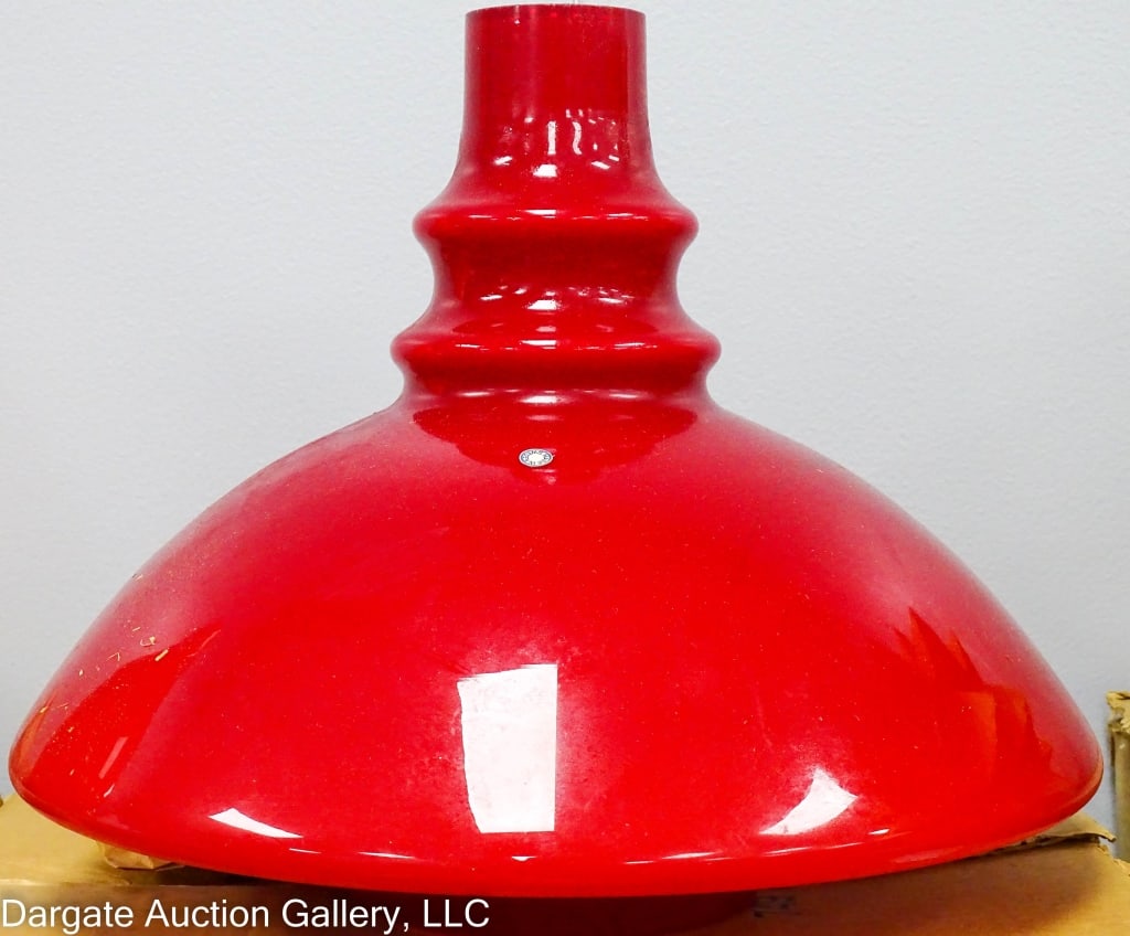 SVEN MIDDELBOE FLYGSFORS GLASS PENDANT LIGHT RED (1 of 6)