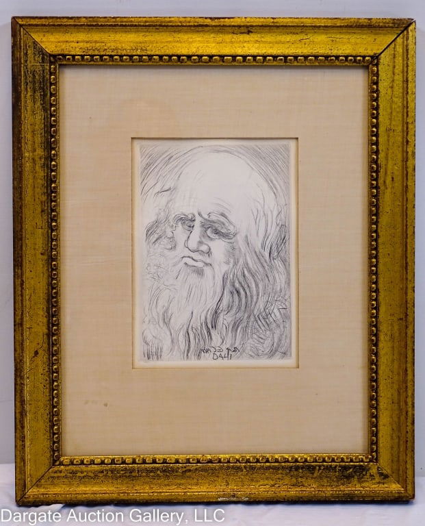 SALVADOR DALI LEONARDO DA VINCI ETCHING (1 of 5)