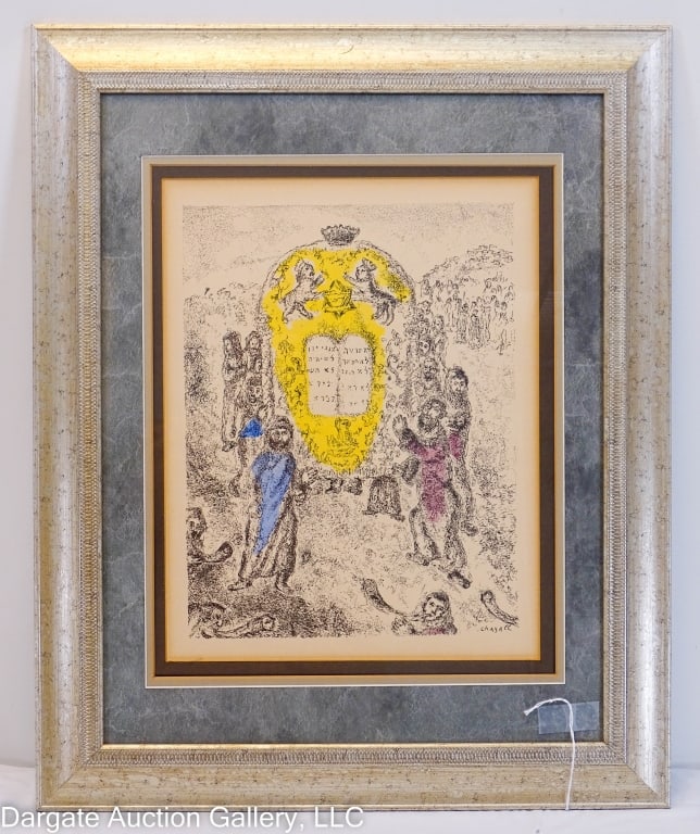 MARC CHAGALL PASSAGE DU JOURDAIN ETCHING (1 of 4)