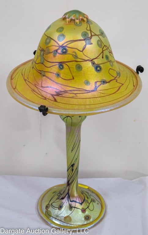 PHOENIX STUDIOS ART GLASS LAMP (1 of 6)
