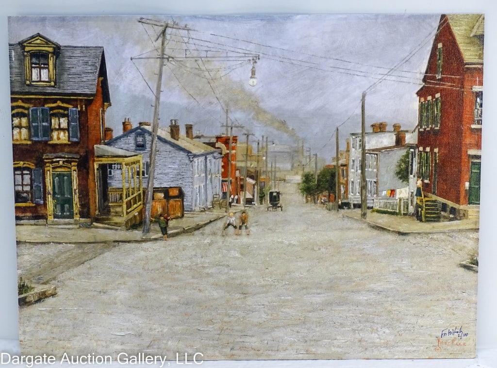 FRITZ KECK GICLEE – A LAWRENCEVILLE NEIGHBORHOOD (1 of 7)