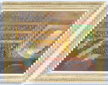 TULLY FILMUS OIL ON CANVAS OPERA HOUSE SCENE