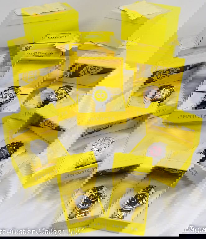 7 INVICTA CERAMICS AND CORDUBA WATCHES WITH BOXES: Includes: Ceramics No 0308 / 47mm / Ceramic / Quartz / 100m water resistance // Ceramics No 0316 / 50mm / Ceramic & Tungsten / Quartz / 100m water resistance // Ceramics No 0319 / 50mm / Ceramic, Tung