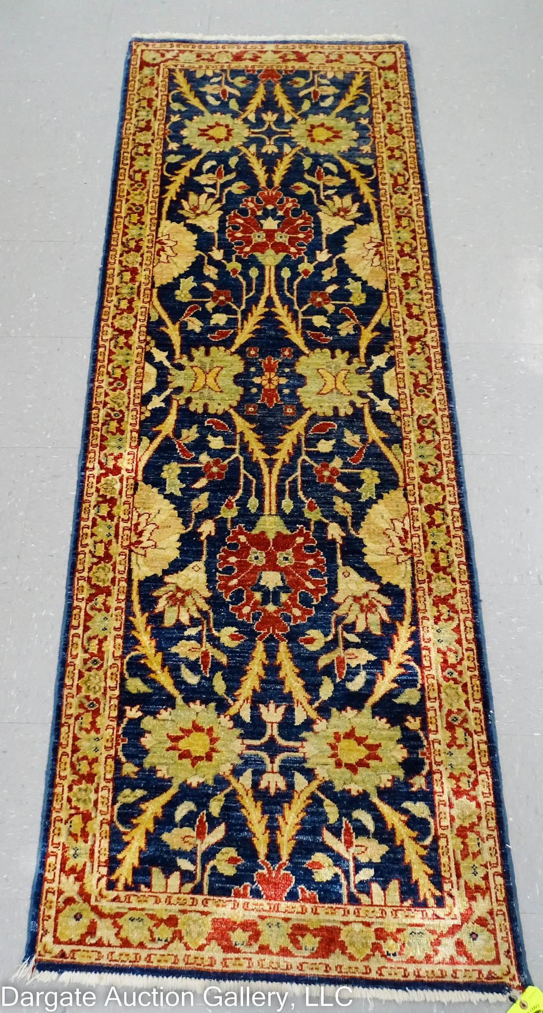 HAND KNOTTED PAKISTANI RUNNER 96x33 (1 of 4)
