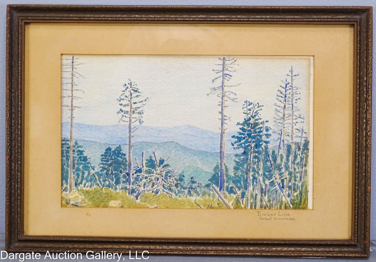 ROBERT WILLIAM WILLSON WATERCOLOR SMOKEY MOUNTAINS (1 of 6)