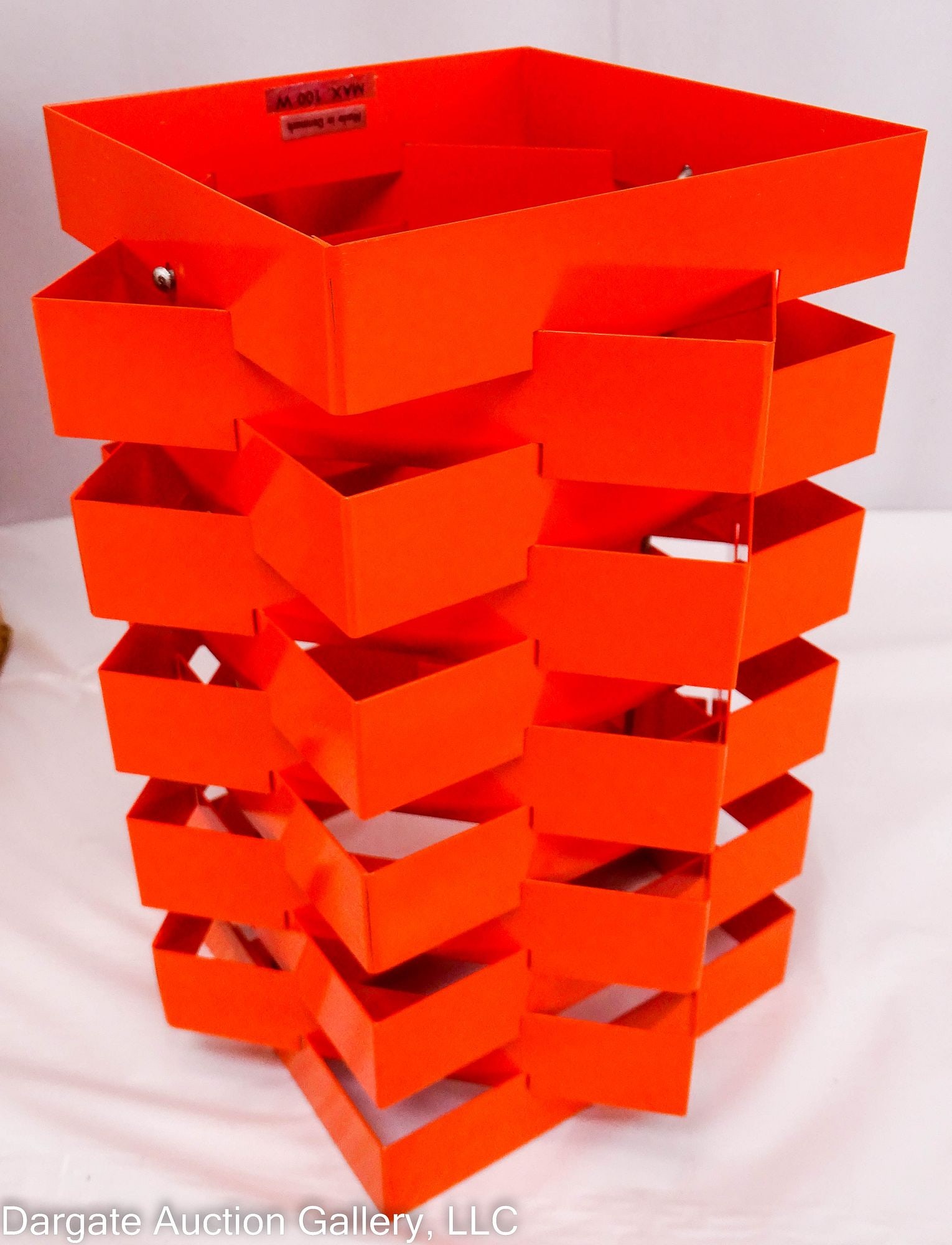 ESMAN & JENSEN OCTAVE GEOMETRIC LIGHT - ORANGE (1 of 7)