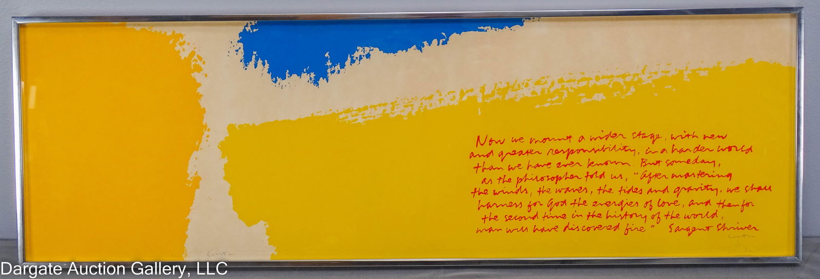 CORITA KENT SARGENT SHRIVER QUOTE LITHOGRAPH (1 of 5)