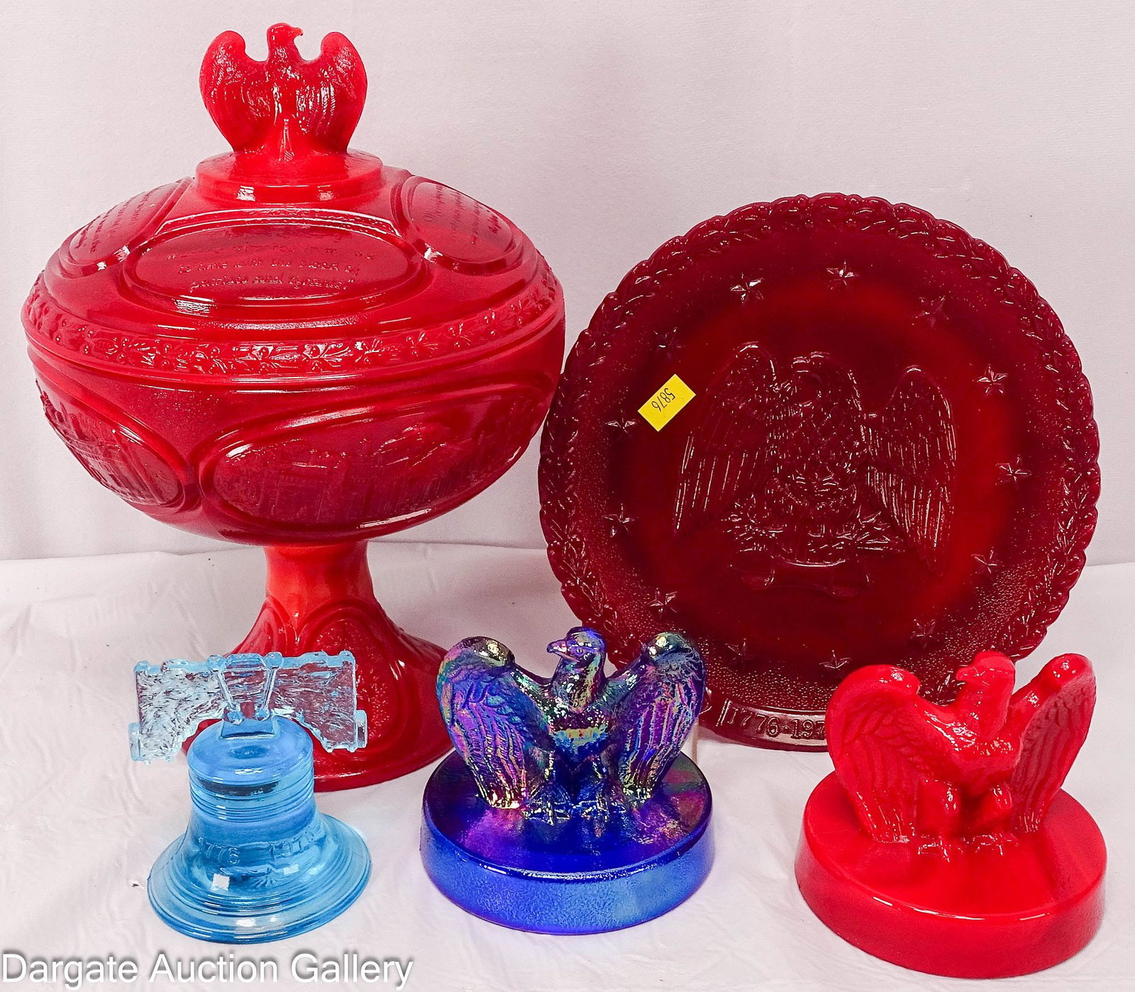 5pcs AMERICAN BICENTENNIAL GLASSWARE (1 of 16)