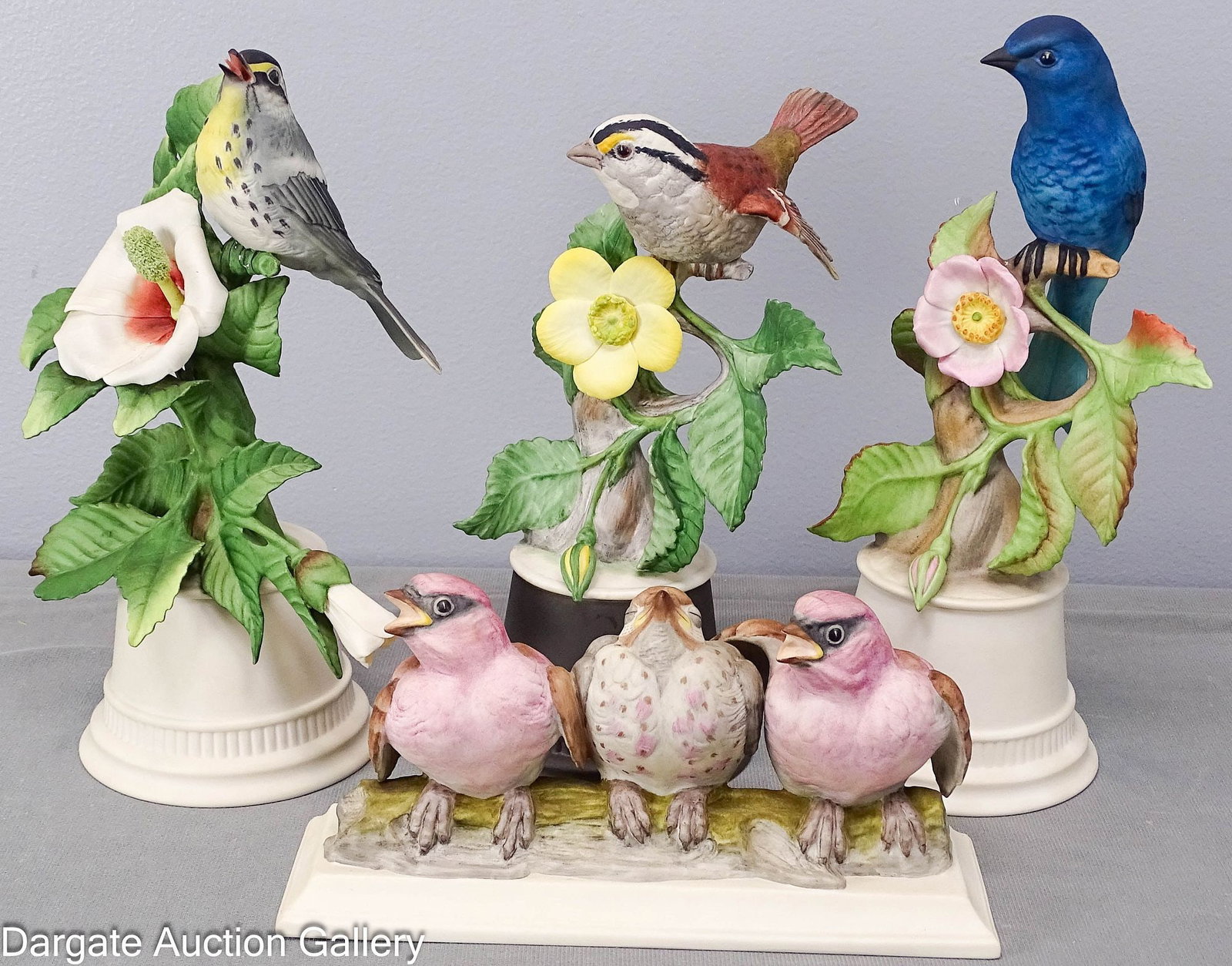 (4) BOEHM PORCELAIN BIRD FIGURINES (1 of 18)