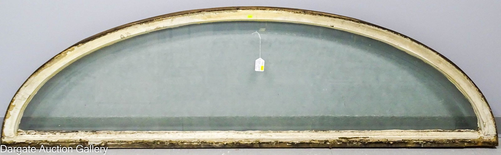 LARGE ANTIQUE TRANSOM DEMILUNE WINDOW SASH (1 of 7)