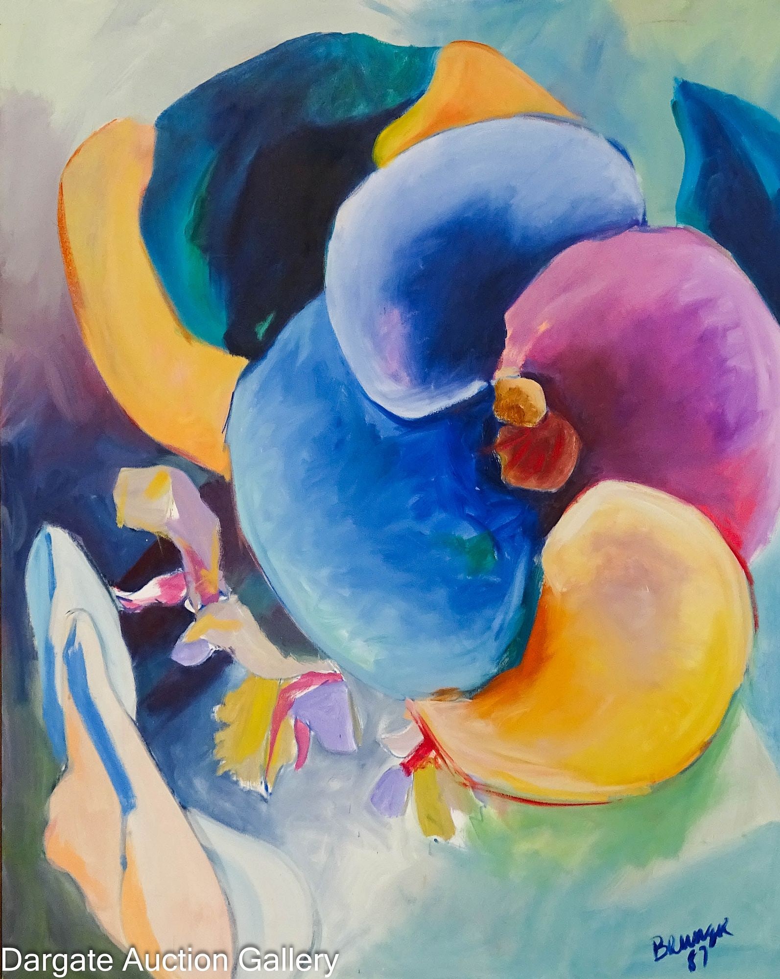 THOMAS BRUNGER ACRYLIC ON CANVAS - HIBISCUS (1 of 6)