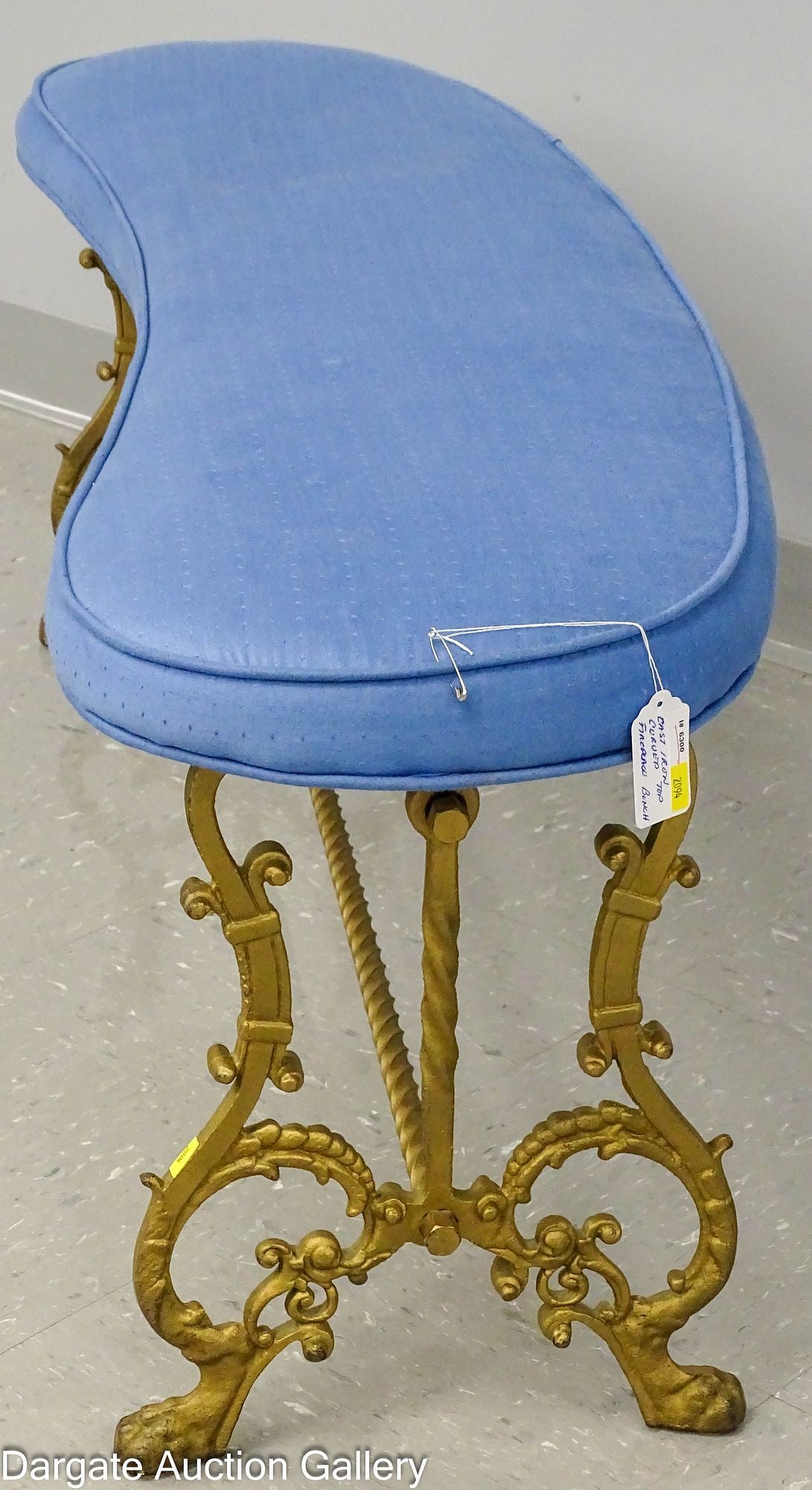 1920s CAST IRON FIREPLACE HALL BENCH (1 of 5)