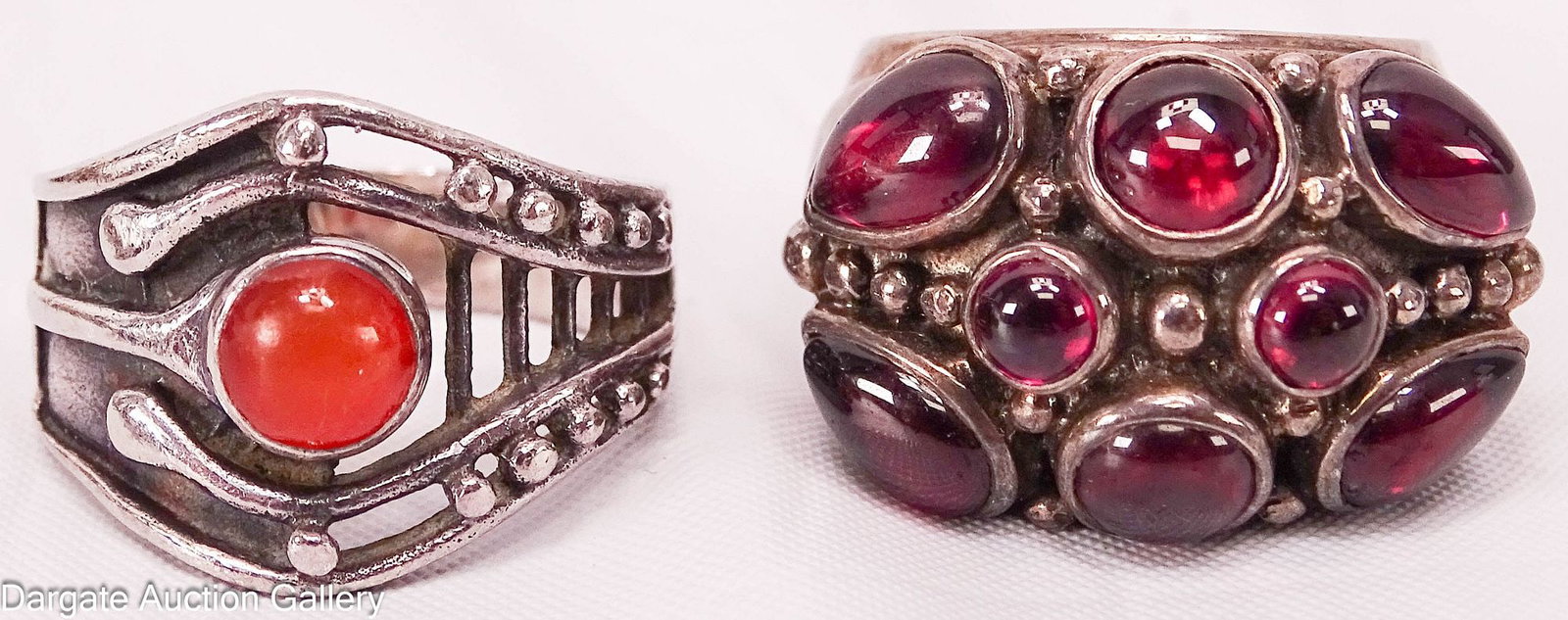 (9) ASSORTED STERLING RINGS - 2