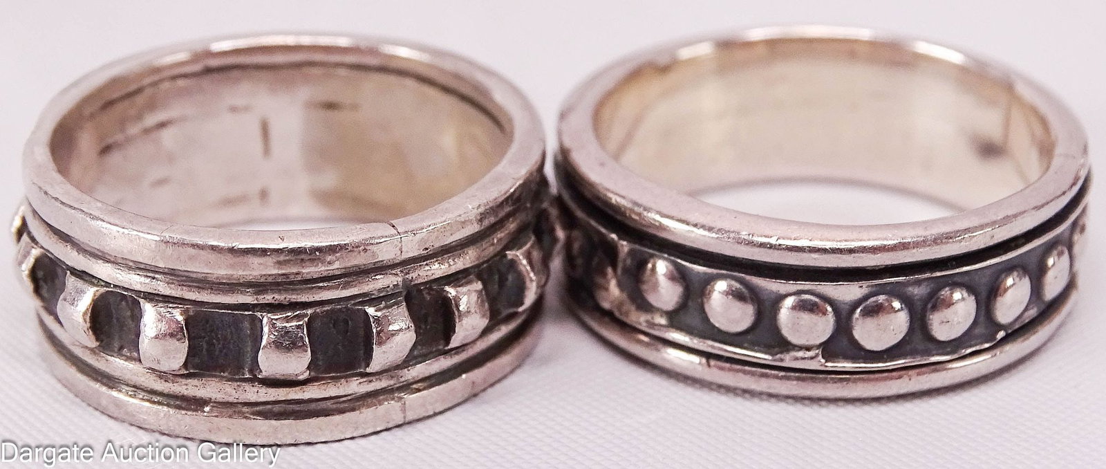 (9) ASSORTED STERLING RINGS - 3
