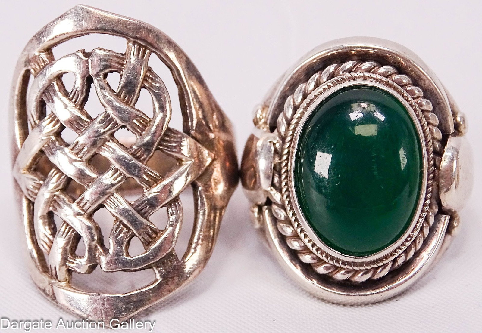 (9) ASSORTED STERLING RINGS - 5