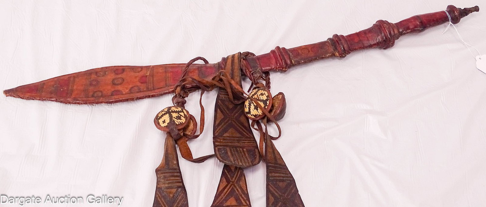 MANDINGO SWORD LEATHER SCABBARD (1 of 4)