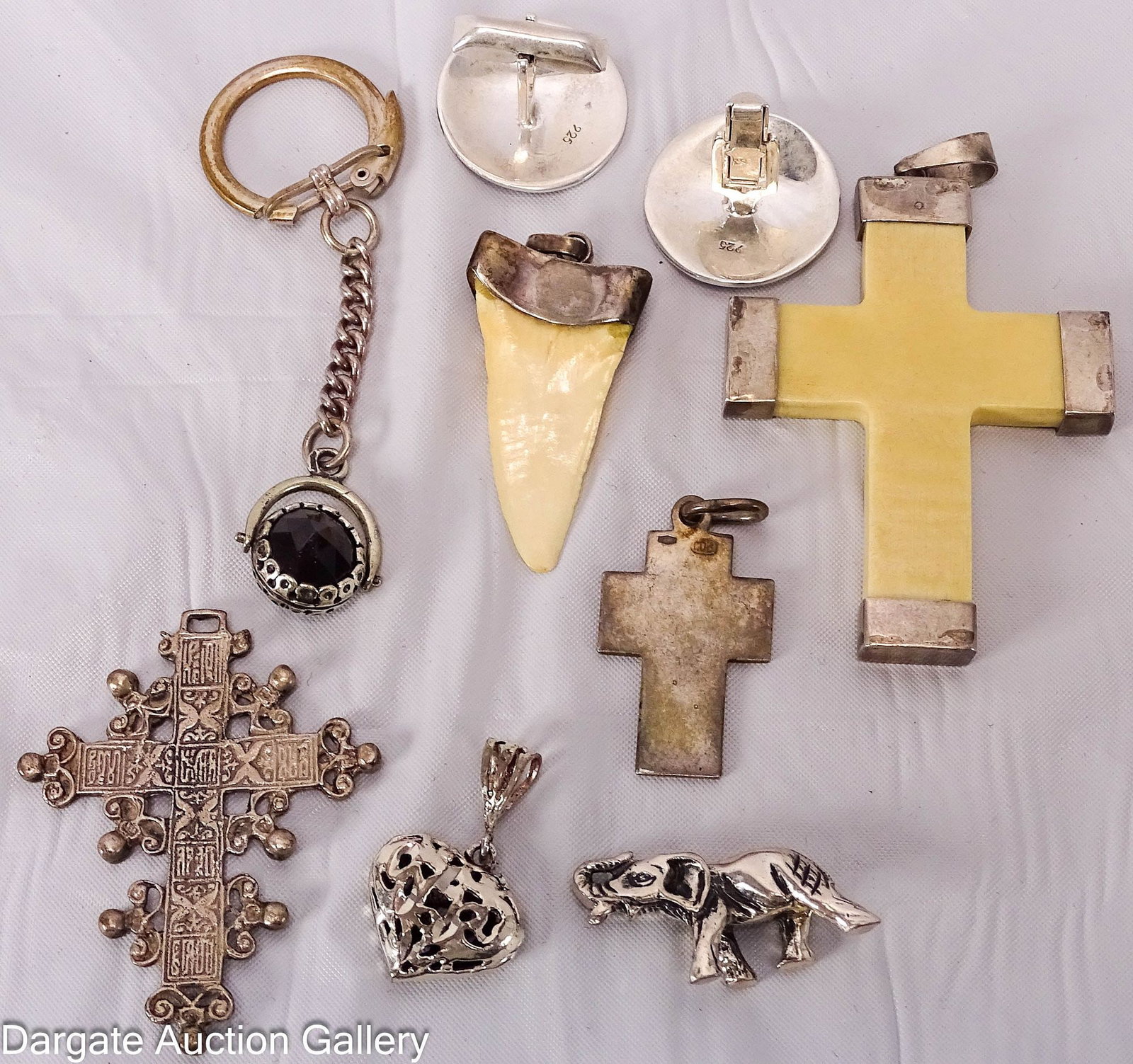 10pc ASSORTED SILVER ITEMS - 11
