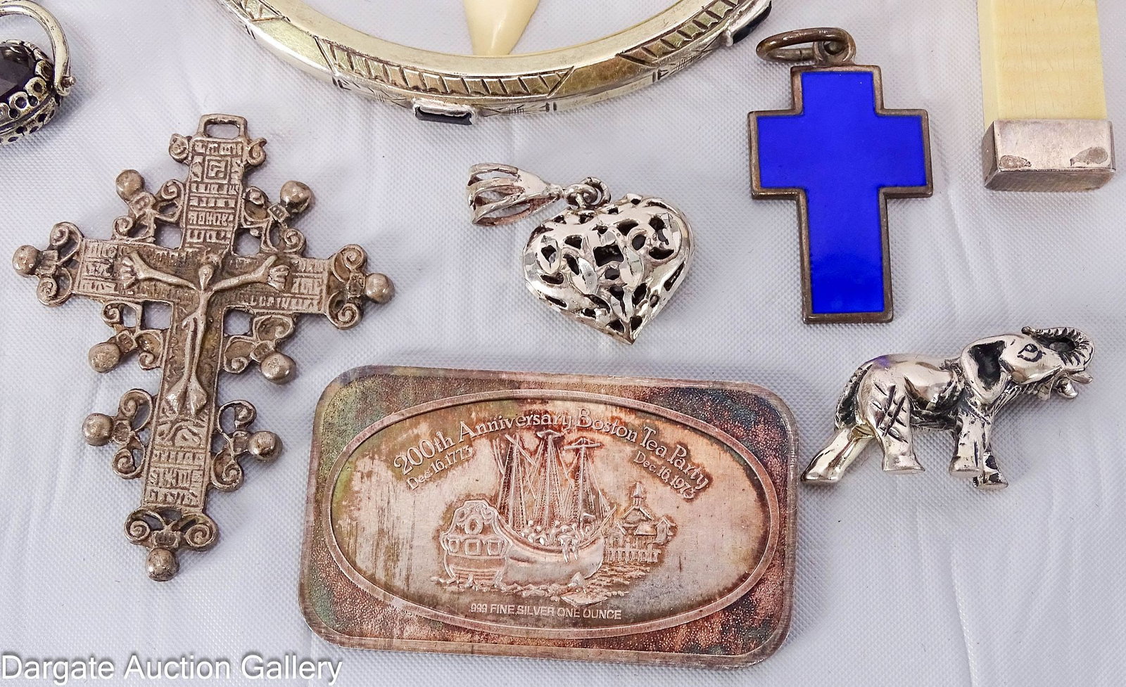 10pc ASSORTED SILVER ITEMS - 2